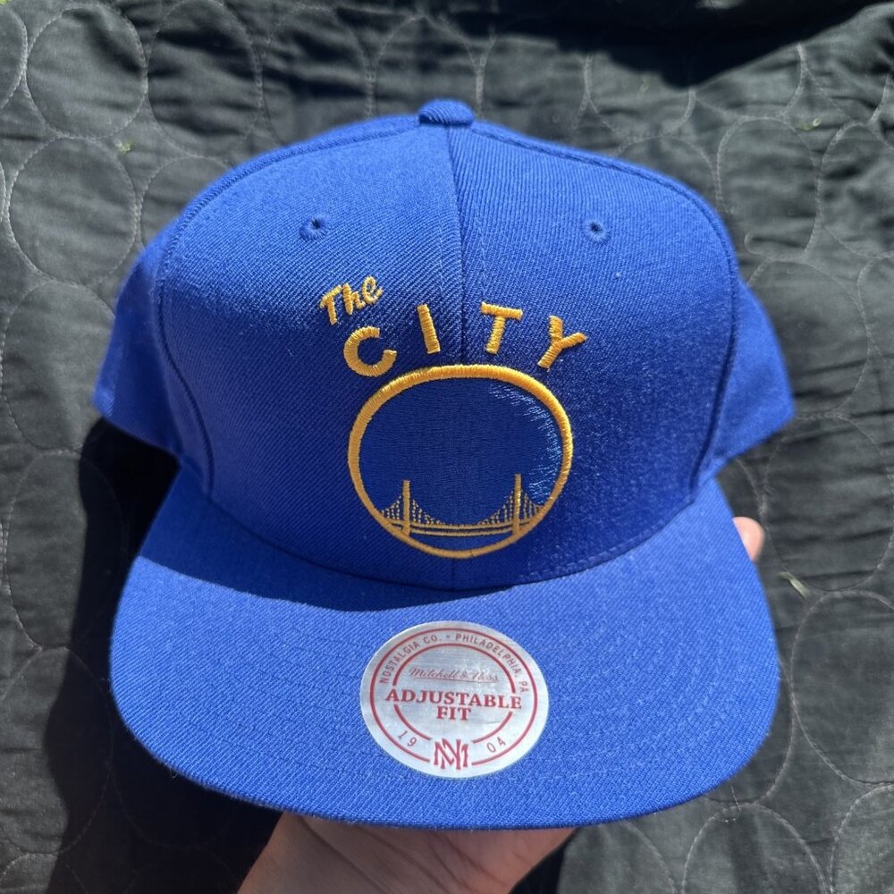 Mitchell & Ness Golden State Warrior's The City Champs NBA Hat Cap New